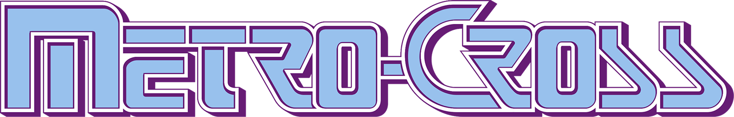 Metro-Cross logo for Famicom